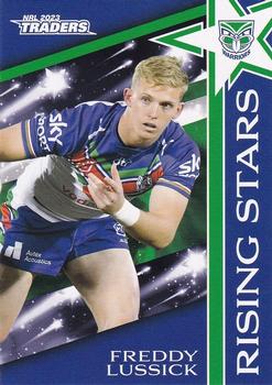 2023 NRL Traders Titanium - Rising Stars #RS43 Freddy Lussick Front